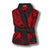 Gable Mens Long Smoking Jacket folded - Claret | Bown of London